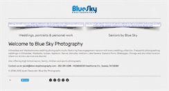 Desktop Screenshot of blue-skyphotography.com